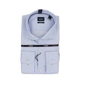 NEW JOOP! pai geometric print sport shirt in blue